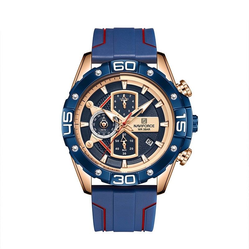 men's fashion quartz watch 46mm, view 6 - MRSLM