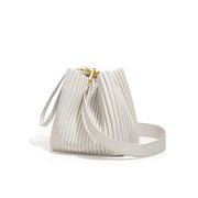ruched bucket bag, view 5 - MRSLM