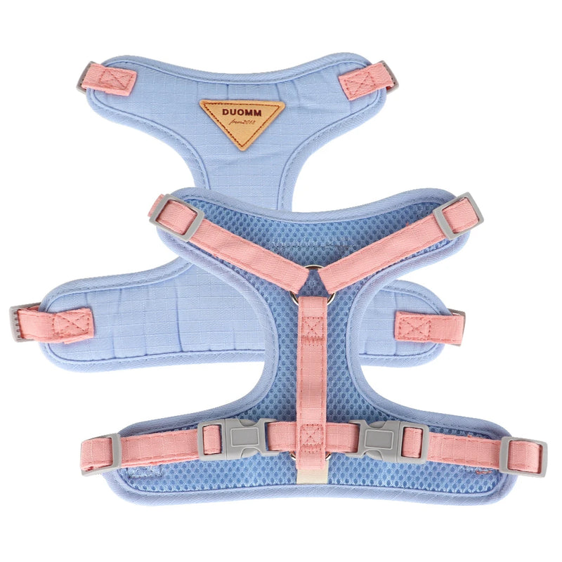 soft mesh cat and dog vest harness with leash, view 10 - MRSLM