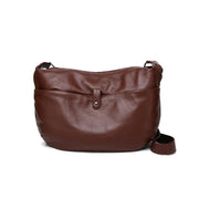 leather crossbody hobo bag, view 2 - MRSLM
