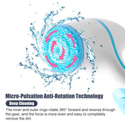 3-in-1 ultrasonic facial cleansing brush, view 4 - MRSLM