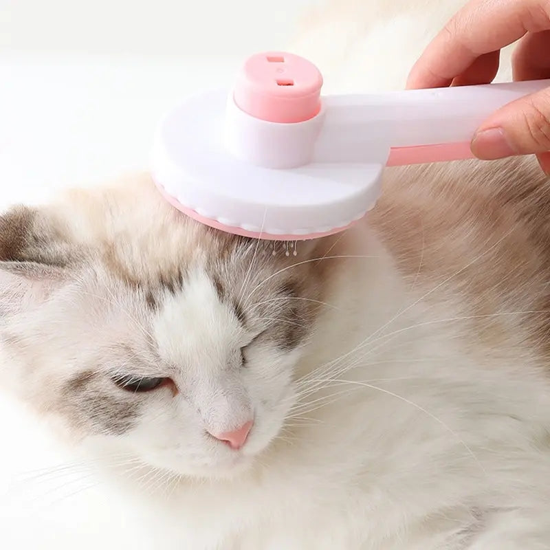 pet hair removal grooming brush, view 5 - MRSLM