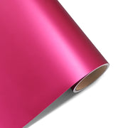 rose red chrome metallic vinyl wrap, view 2 - MRSLM