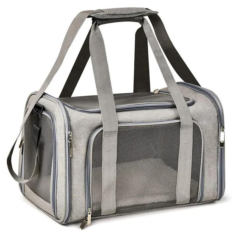 Pet carrier bag for small dogs and cats, view 4 - MRSLM