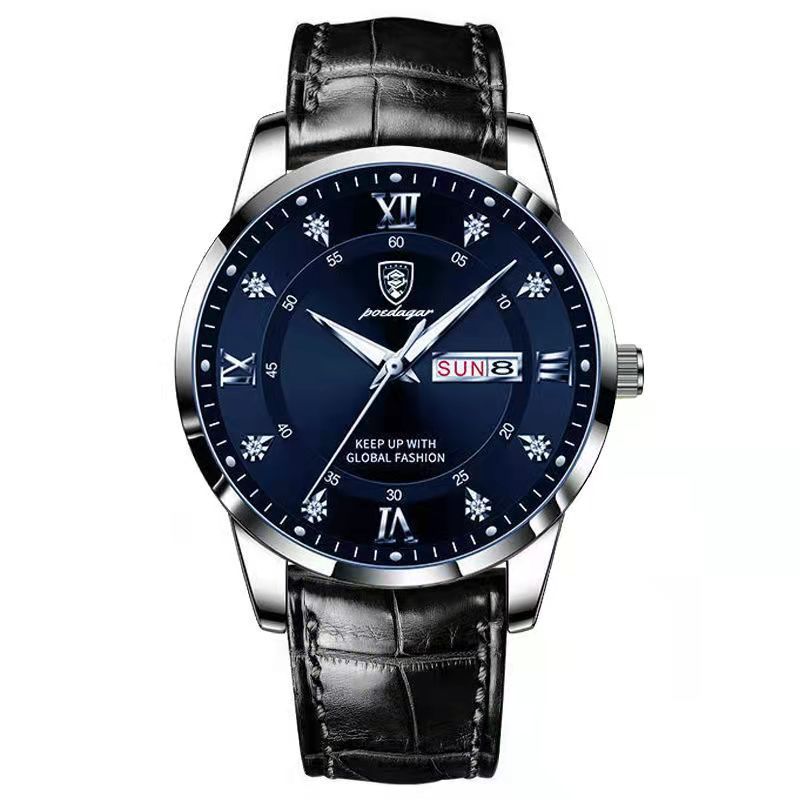 dual calendar men's watch, view 7 - MRSLM