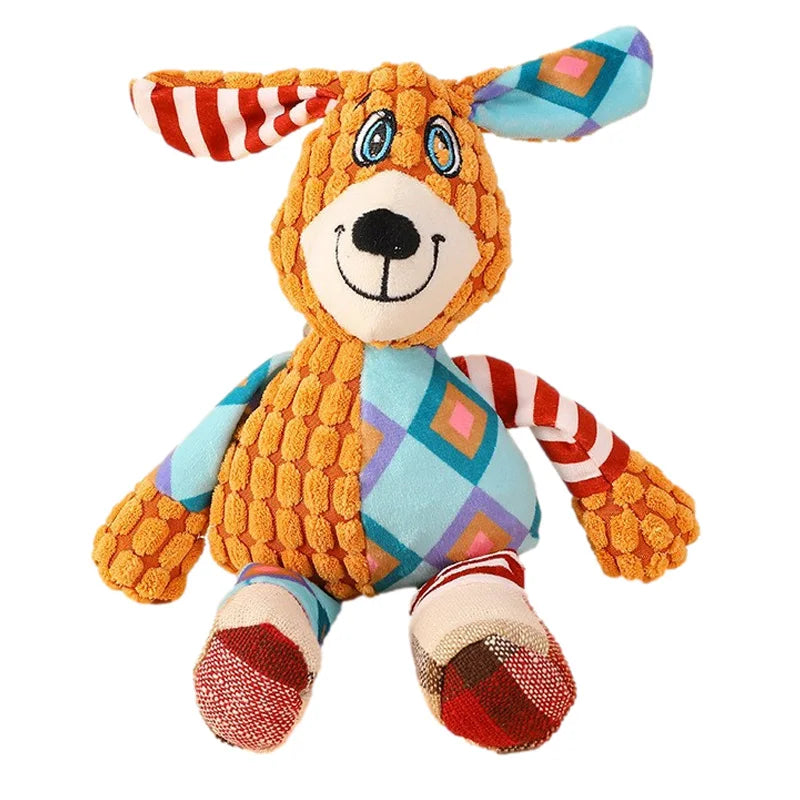 Plush squeaky dog toy, view 3 - MRSLM
