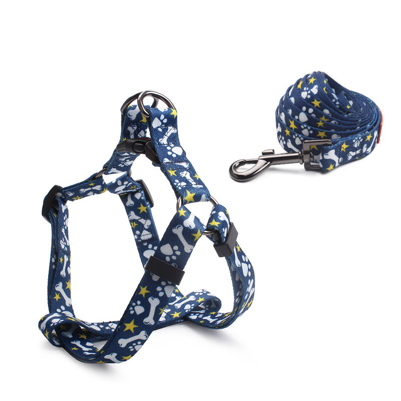adjustable no pull dog harness and leash set, view 2 - MRSLM