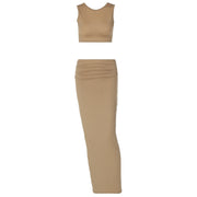 women's tank top and long skirt set, view 6 - MRSLM