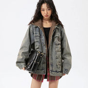 women's denim coat - MRSLM