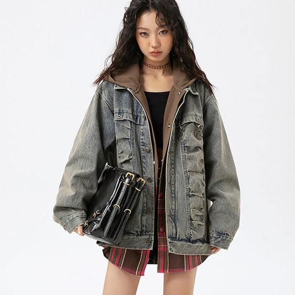 women's denim coat - MRSLM