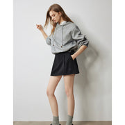 hooded drawstring pullover, view 2 - MRSLM