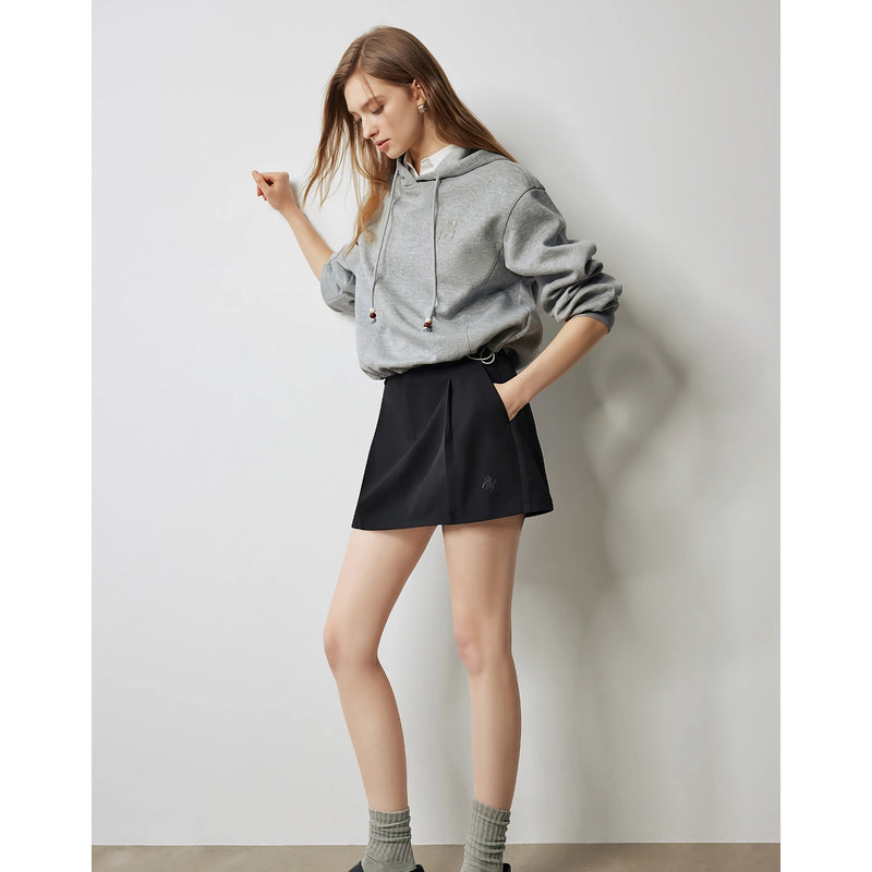 hooded drawstring pullover, view 2 - MRSLM