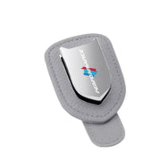 leather alloy car visor clip for sunglasses, view 4 - MRSLM