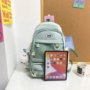 College student's large capacity backpack, view 2 - MRSLM