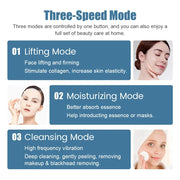 Ultrasonic skin scrubber, view 4 - MRSLM