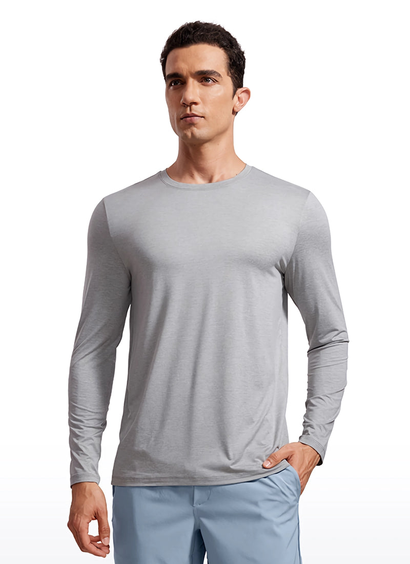 men's long sleeve lightweight workout shirt, view 15 - MRSLM