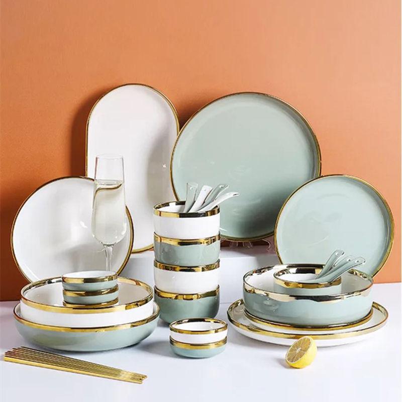 nordic bone china plate set - MRSLM