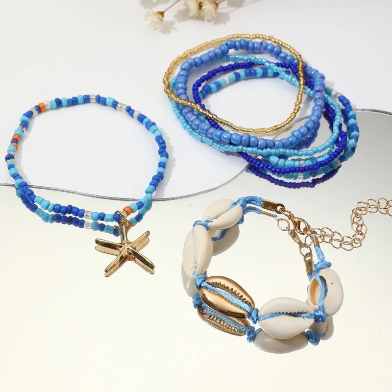 starfish bracelet set, view 12 - MRSLM
