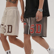 heavy loose sports leisure printed shorts - MRSLM