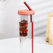 large capacity portable straw cup, view 6 - MRSLM