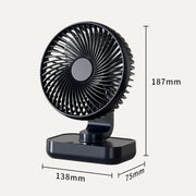 portable rechargeable usb desk fan, view 9 - MRSLM