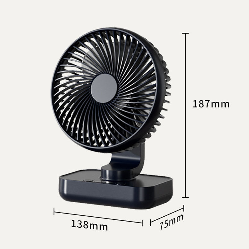 portable rechargeable usb desk fan, view 9 - MRSLM