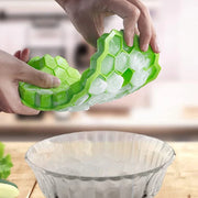 honeycomb silicone ice cube tray, view 3 - MRSLM