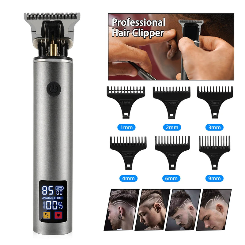 cordless electric hair trimmer for men, view 4 - MRSLM