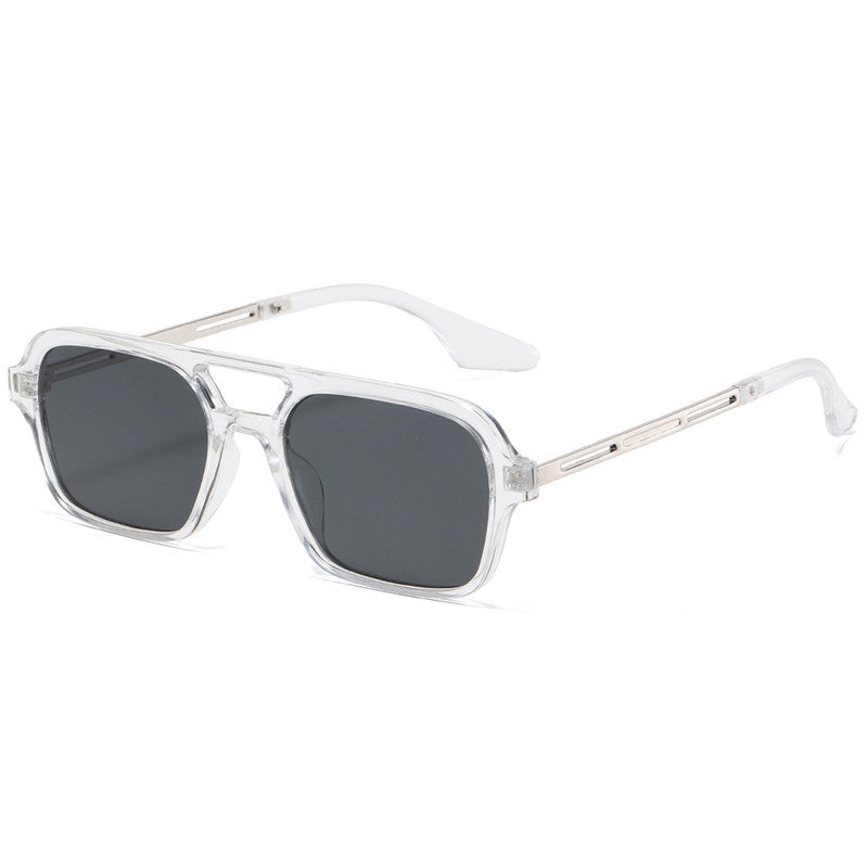 retro double bridge sunglasses, view 4 - MRSLM