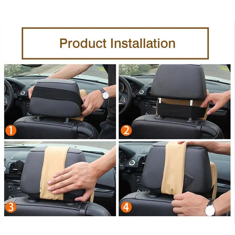 3d memory foam car neck pillow, view 5 - MRSLM
