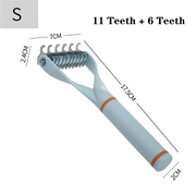 double-sided pet deshedding brush, view 4 - MRSLM