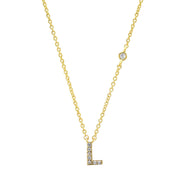 letter pendant necklace, view 27 - MRSLM