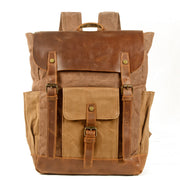 retro canvas backpack, view 8 - MRSLM