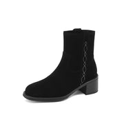 women's suede ankle boots, view 4 - MRSLM