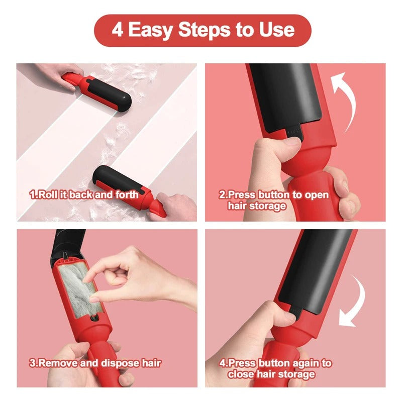 pet hair remover with self-cleaning base, view 5 - MRSLM