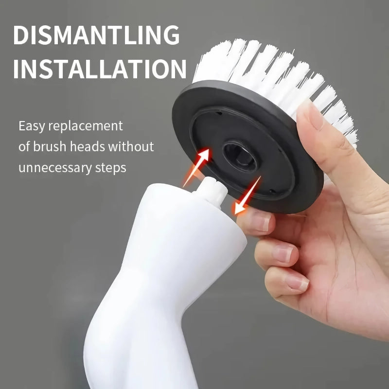 6-in-1 cordless electric cleaning brush, view 4 - MRSLM