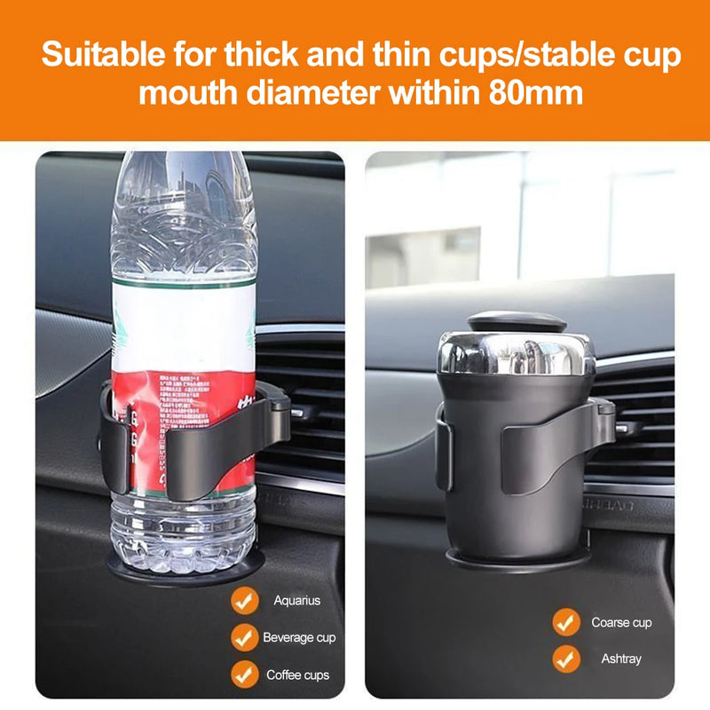 universal car air vent cup holder, view 6 - MRSLM