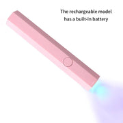 mini UV LED nail dryer, view 2 - MRSLM
