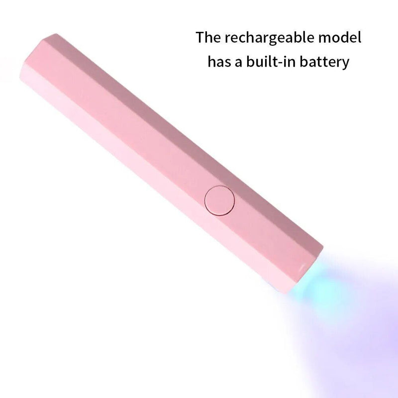 mini UV LED nail dryer, view 2 - MRSLM