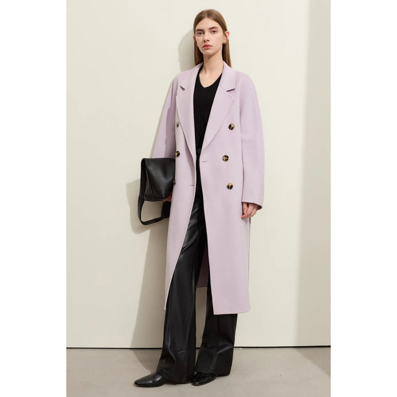 elegant autumn woolen coat for women, view 4 - MRSLM