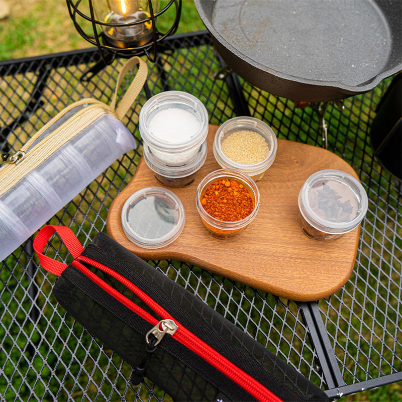 travel spice container set, view 4 - MRSLM