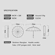 windproof long umbrella, view 15 - MRSLM