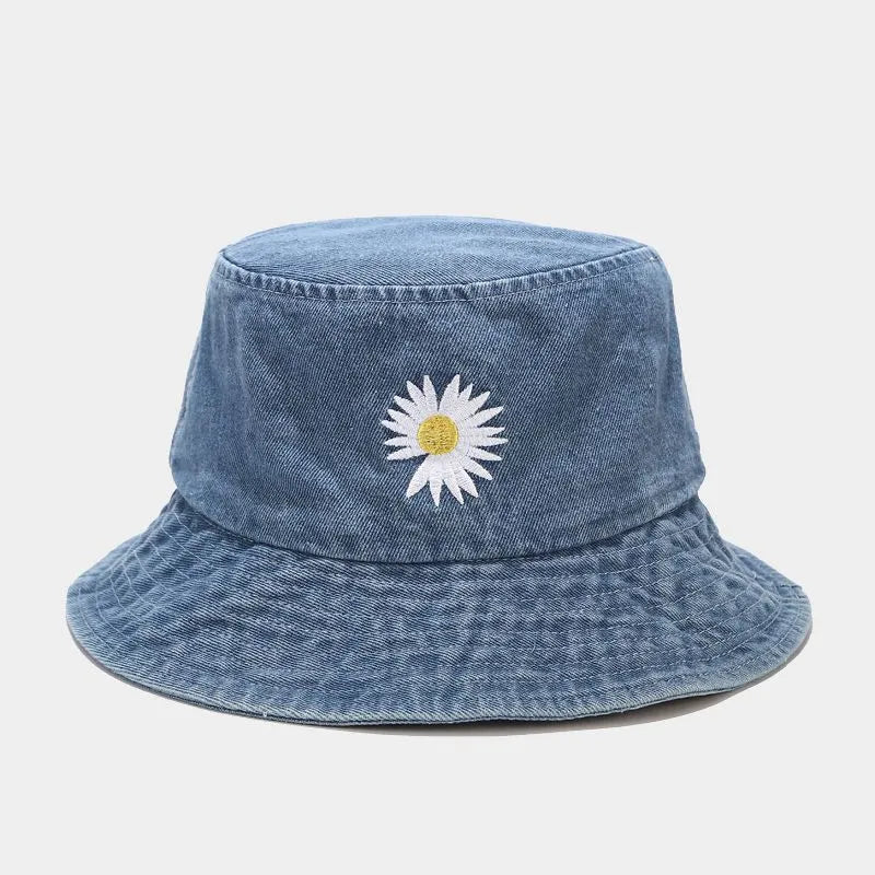 summer denim bucket hat, view 4 - MRSLM