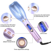 automatic lcd ceramic rotating hair curler, view 8 - MRSLM