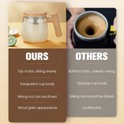electric self stirring coffee mug, view 6 - MRSLM