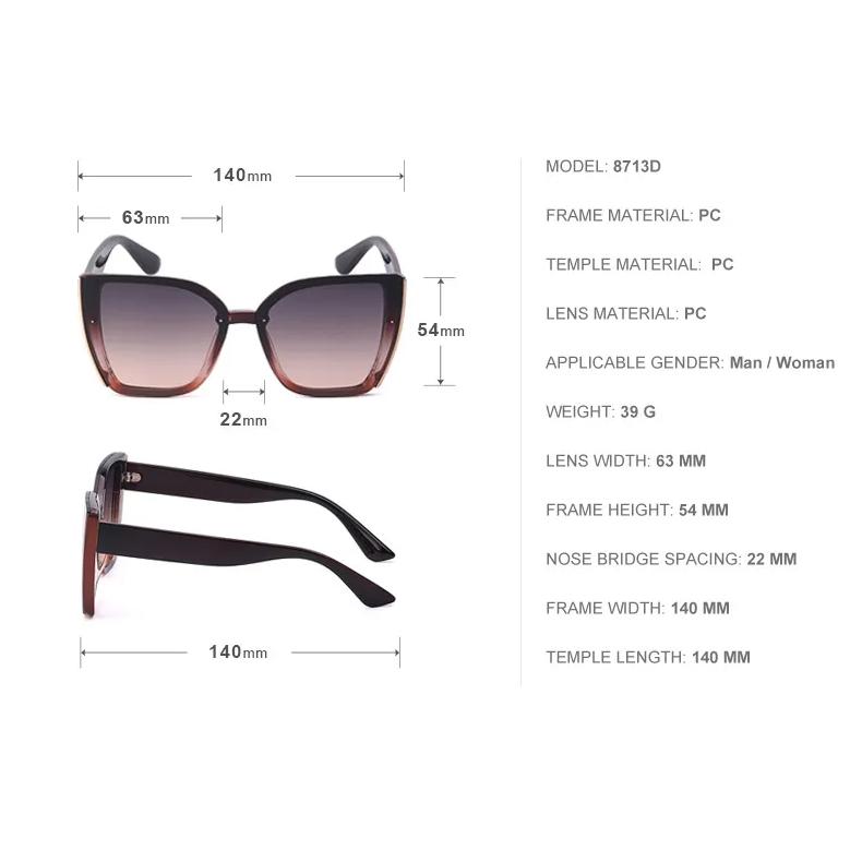 oversized cat eye sunglasses for women, view 12 - MRSLM
