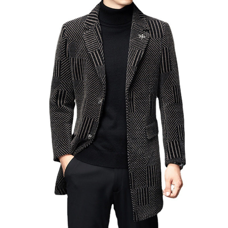 Men's windbreaker casual coat, view 2 - MRSLM