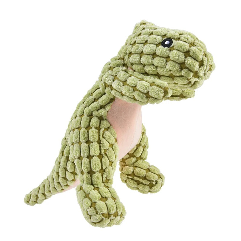 plush dinosaur pet toy, view 2 - MRSLM
