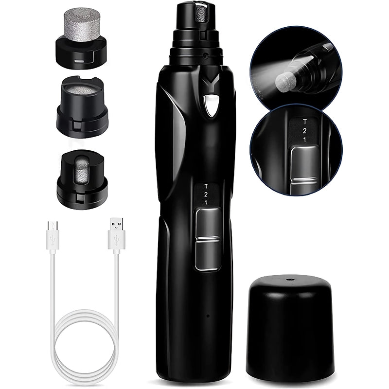 rechargeable led pet nail grinder - MRSLM
