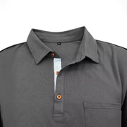retro lapel long-sleeved top, view 5 - MRSLM